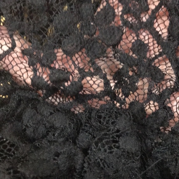 New Kings Crown black tiered ruffled lace layering mini skirt extender Large - Picture 9 of 9